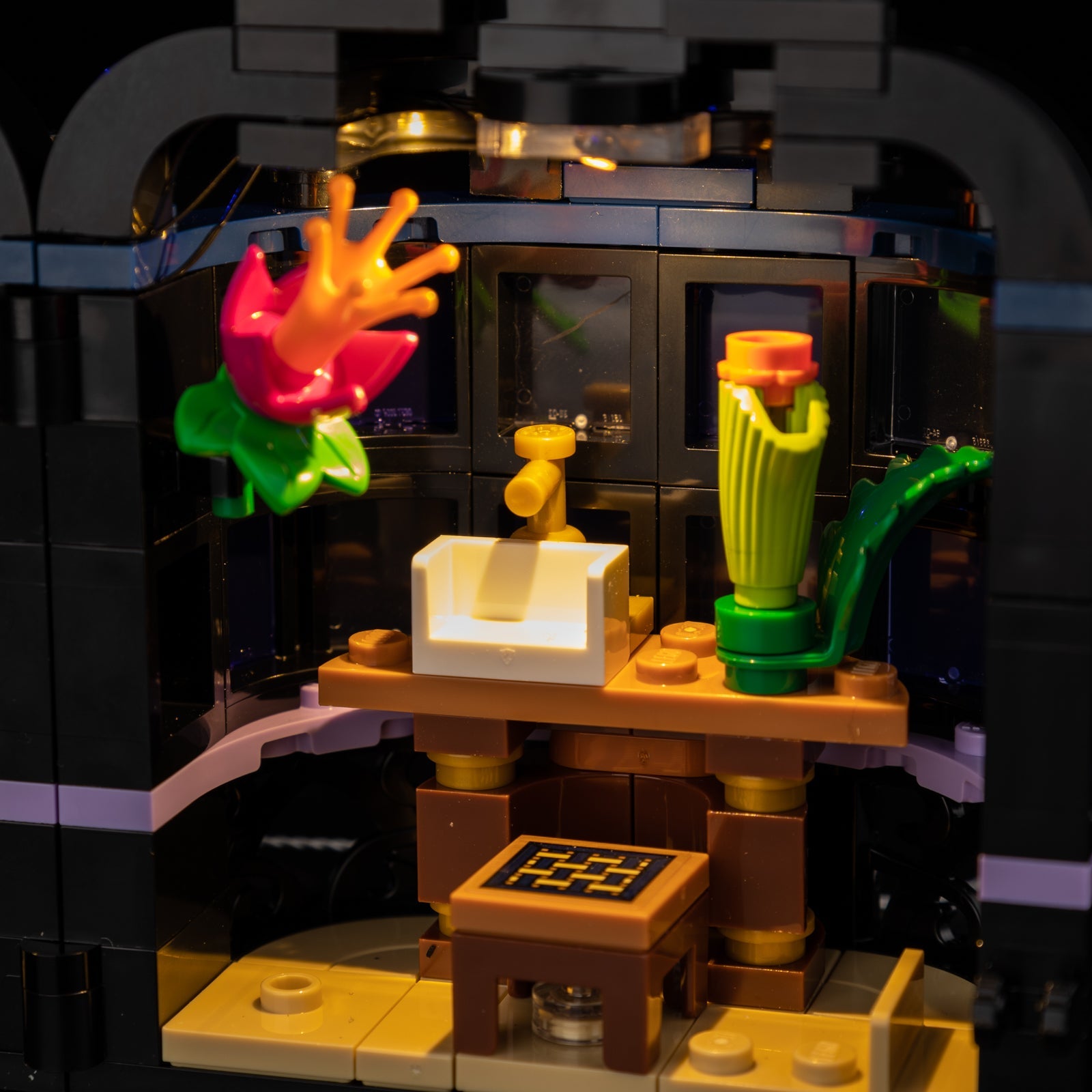 Light Kit For LEGO Black Dahlia Flower 76784 - 76784-Black-Dahlia-Flower-Black-Dahlia-Flower-Black-Dahlia-Flower-Black-Dahlia-Flower-Black-Dahlia-Flower-Black-Dahlia-Flower-Black-Dahlia-Flower-8-details