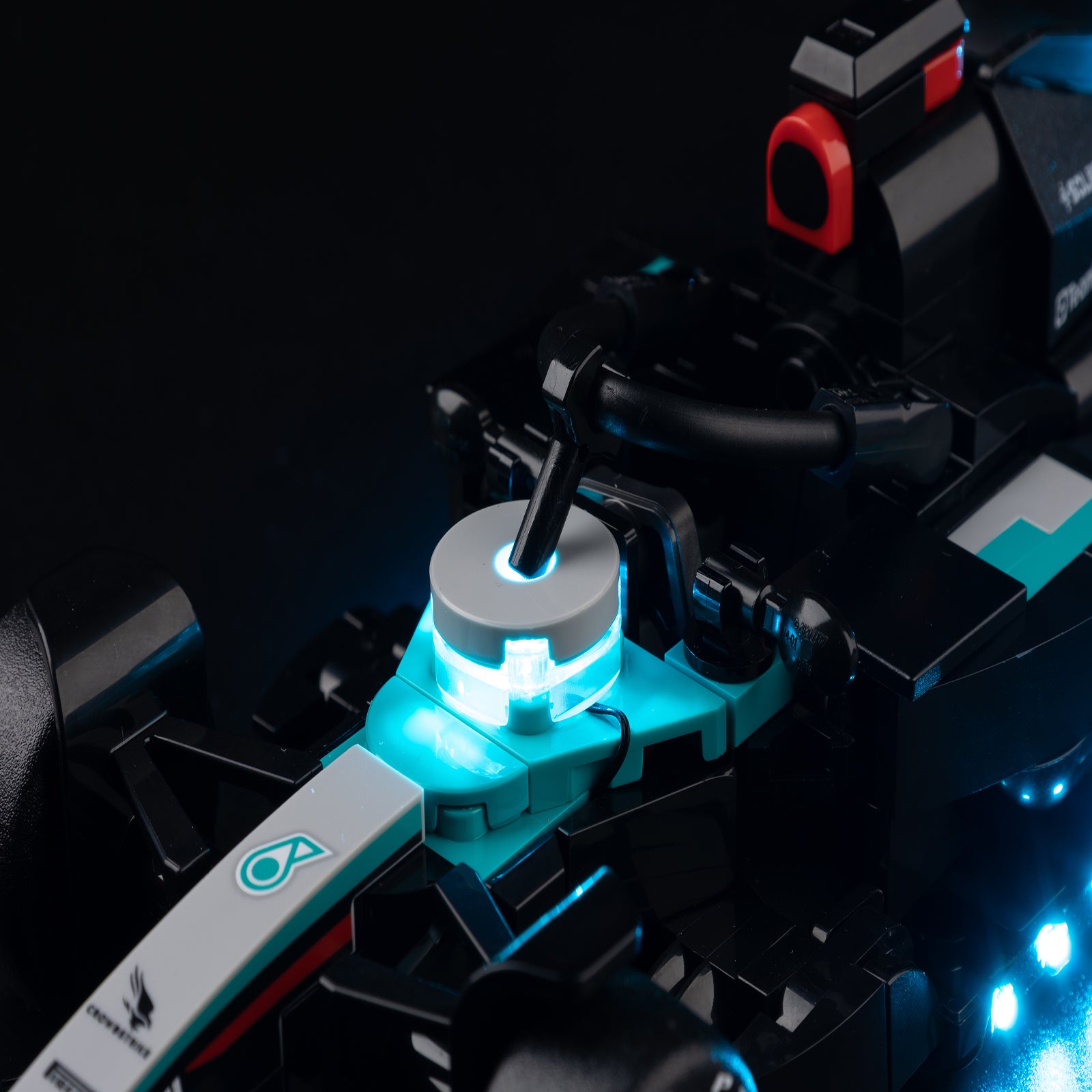 77244 77244 - close-up of cockpit and interior glow