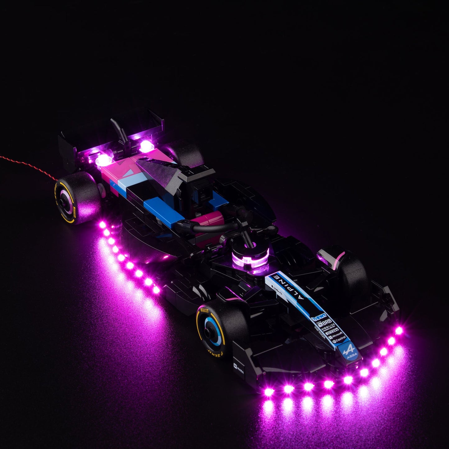 Light Kit For LEGO BWT Alpine F1 Team A524 77248 - 77248-Williams-Racing-F1-Car-Williams-Racing-F1-Car-Williams-Racing-F1-Car-Williams-Racing-F1-Car-Williams-Racing-F1-Car-Williams-Racing-F1-Car-Williams-Racing-F1-Car-4-on