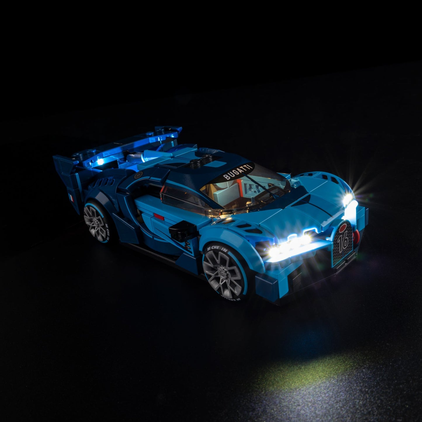 Light Kit For LEGO Bugatti Vision Gran Turismo Hyper Sports Car 77253