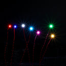 0.8mm 2pin Plug White/Black Cables Bit Lights (Pack of 12)