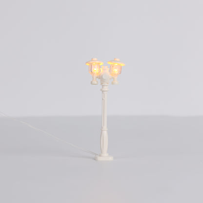 2 heads lamp post 1 in 1 USB