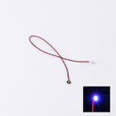 0.8mm 2pin Plug bk&rd Cables Bit Lights (Pack of 12)