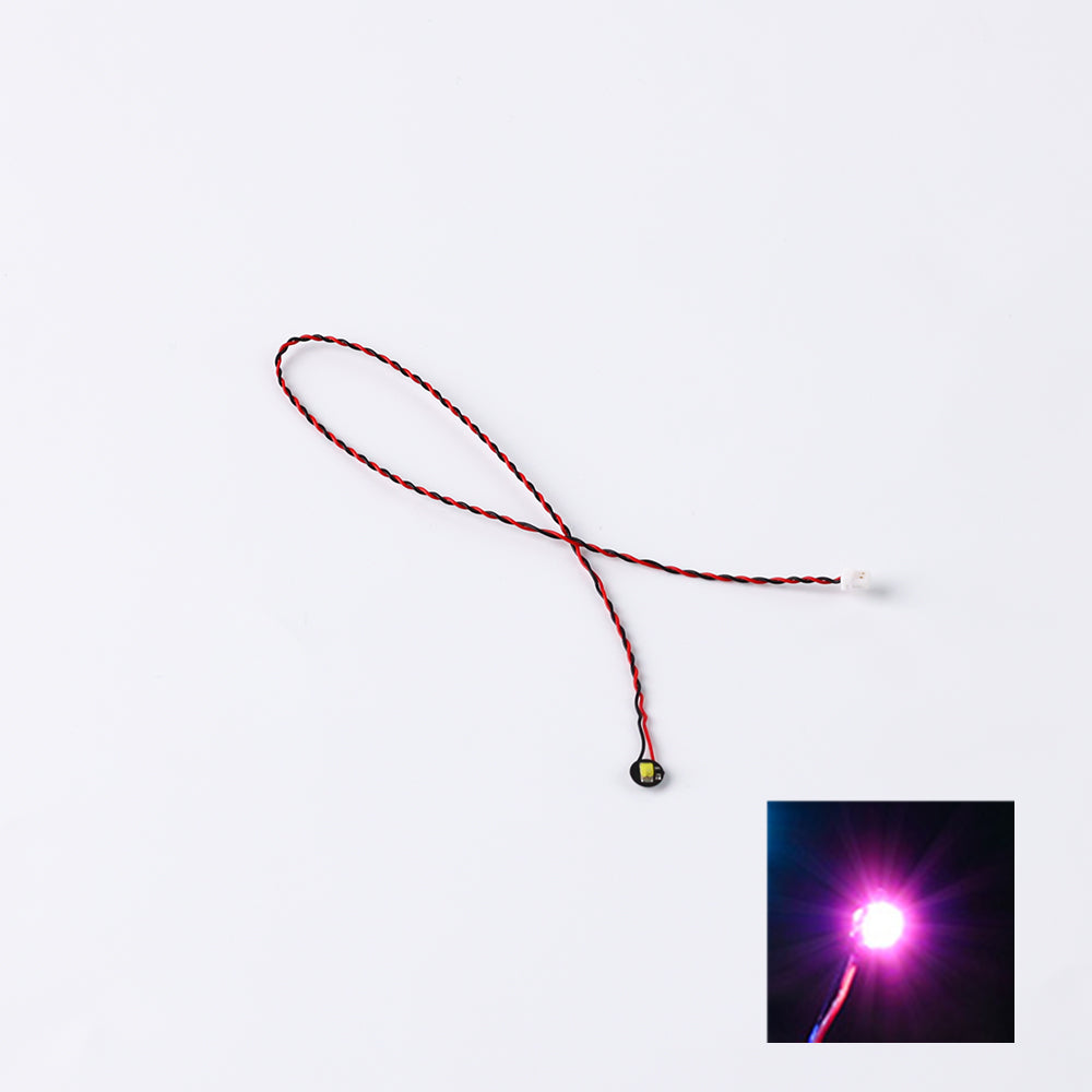0.8mm 2pin Plug bk&rd Cables Bit Lights (Pack of 12)
