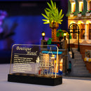 LED Light Acrylic Nameplate for Boutique Hotel