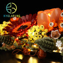 Dried Flower Centerpiece-Lighting Makes It More Beautiful