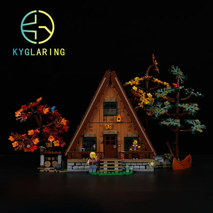 A-Frame Cabin-Lighting Makes It More Beautiful#21338