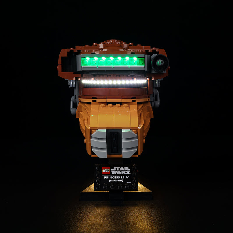 Princess Leia™ (Boushh™) Helmet-Lighting Makes It More Beautiful#75351