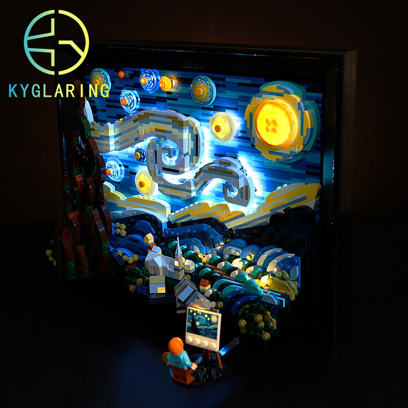 Led Light Kit For Vincent van Gogh - The Starry Night 21333