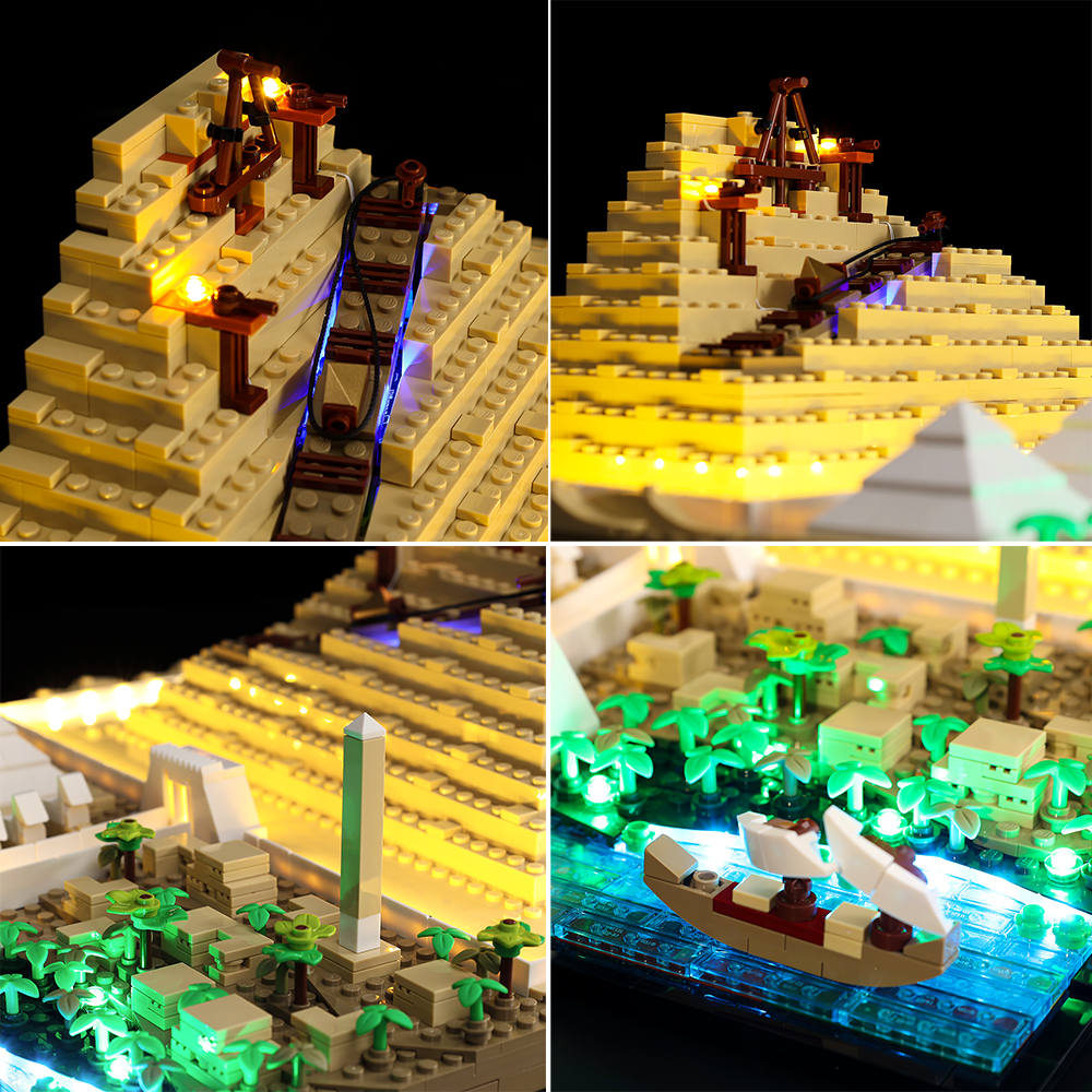 Led Light Kit For Great Pyramid of Giza #21058