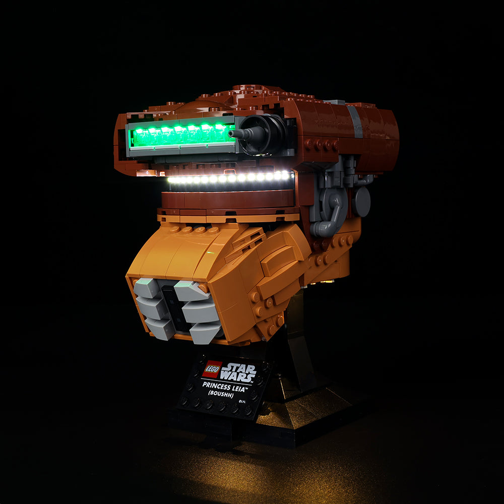 Princess Leia™ (Boushh™) Helmet-Lighting Makes It More Beautiful#75351