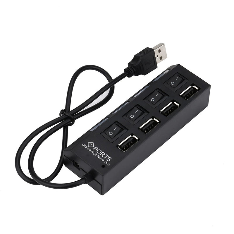High Quality 7/4 USB Port Outlets Small Splitter Switch