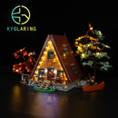 A-Frame Cabin-Lighting Makes It More Beautiful