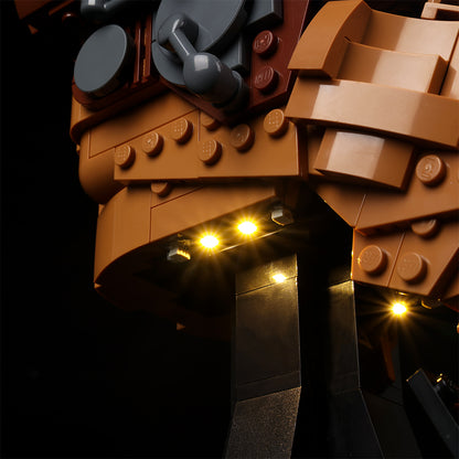 Princess Leia™ (Boushh™) Helmet-Lighting Makes It More Beautiful#75351