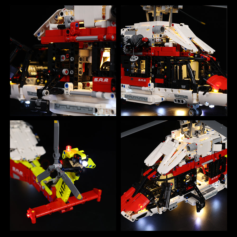 Led Light Kit For Airbus H175 Rescue Helicopter #42145