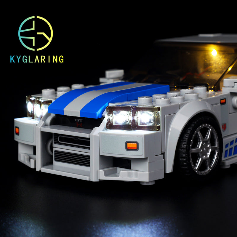 2 Fast 2 Furious Nissan Skyline GT-R (R34)-Lighting Makes It More Beau