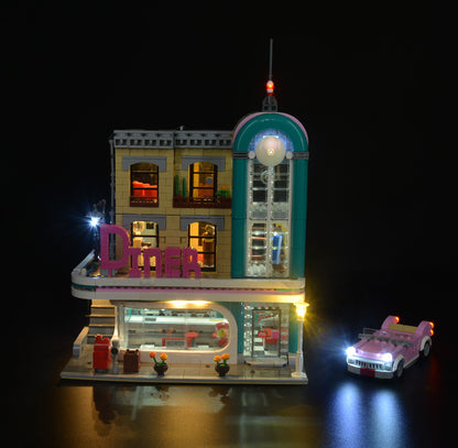 Led Lighting Set For Downtown Diner #10260