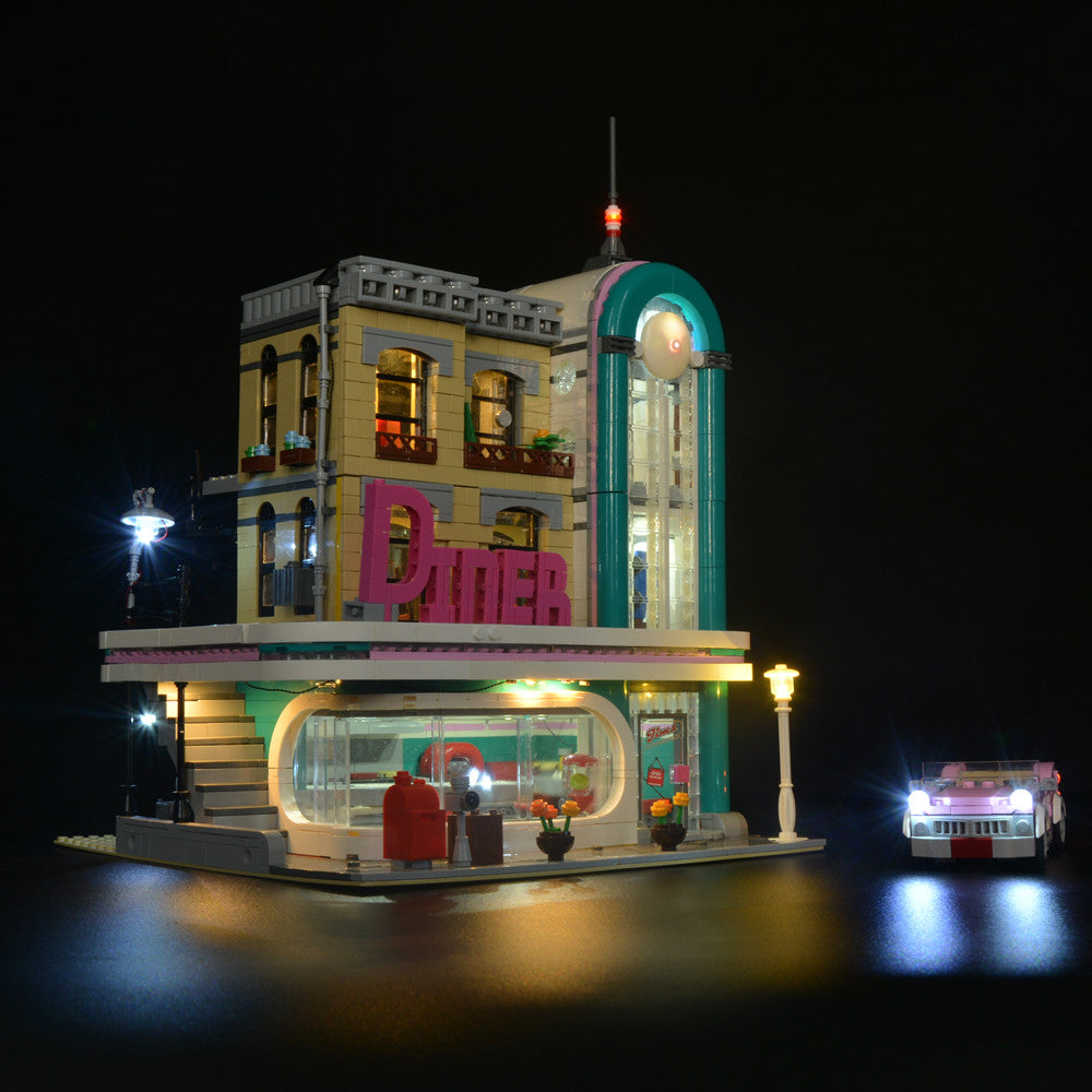 Led Lighting Set For Downtown Diner #10260