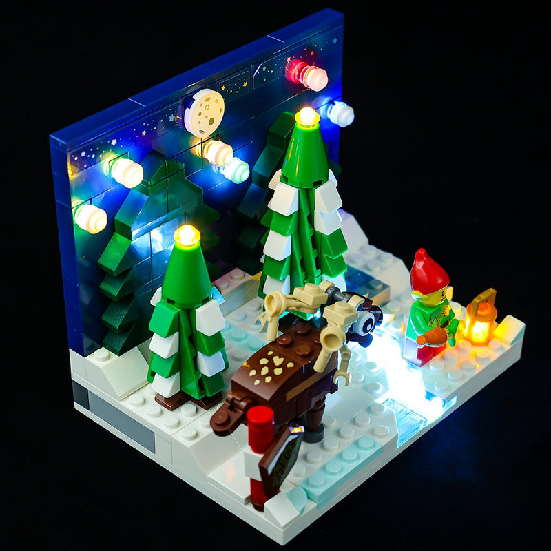 Led Light Kit For LEGO 40484 Christmas Gift Set