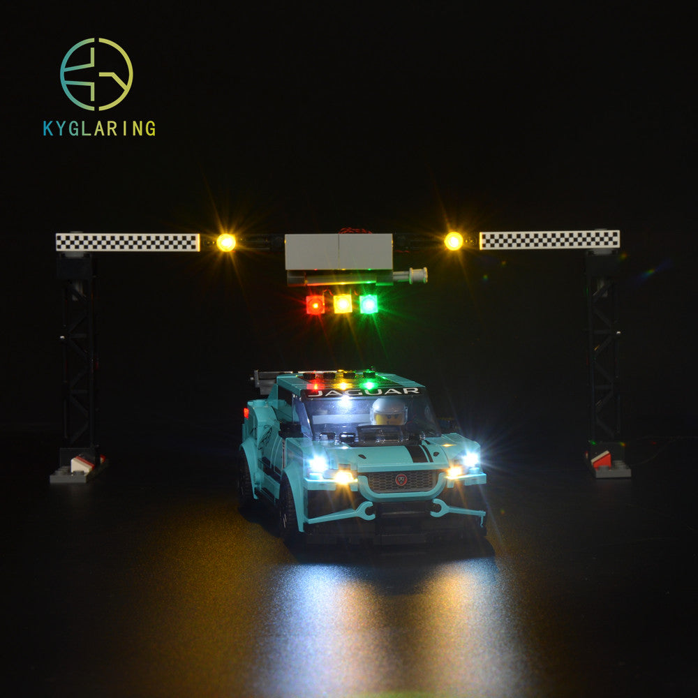 LED Light Set for Formula E Panasonic Jaguar Racing GEN2 Car & Jaguar I-PACE ETROPHY #76898
