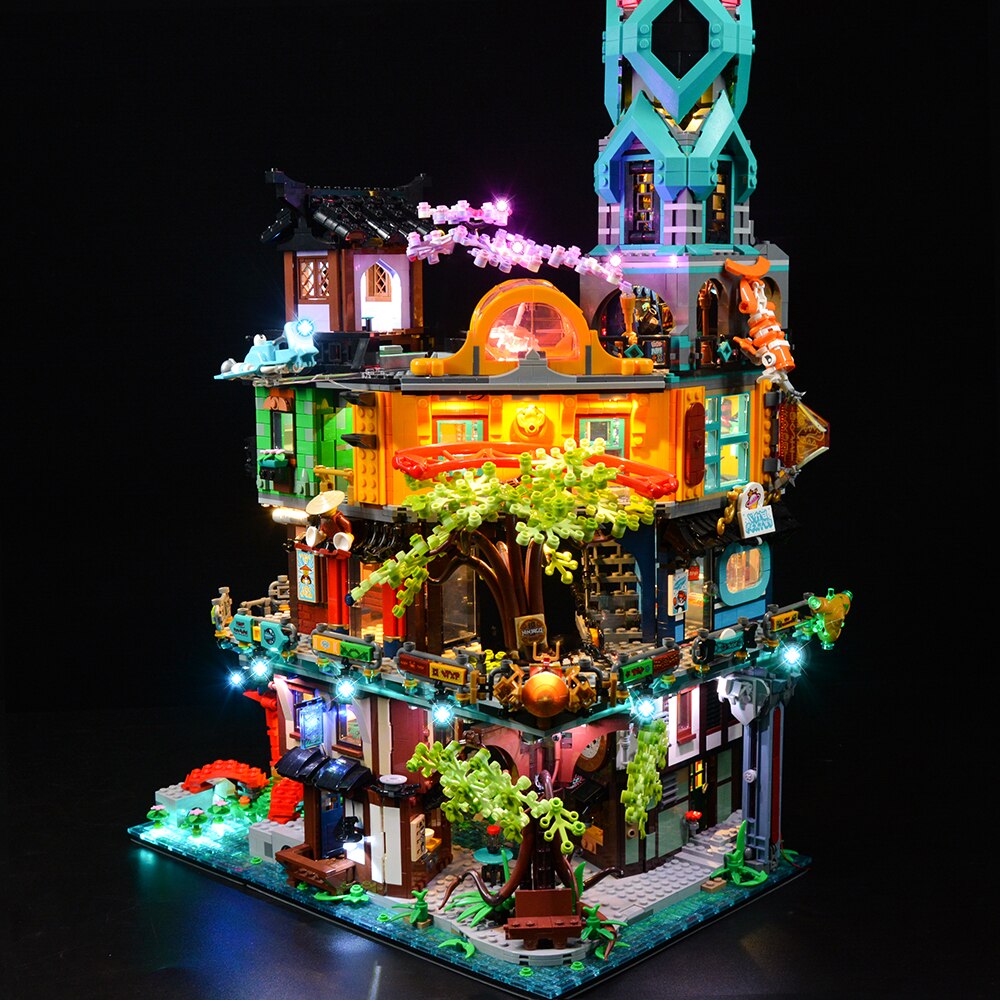 Led Light Kit For NINJAGO City Gardens 71741