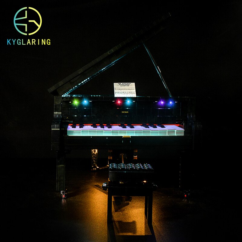 Led Lighting Set For ideas series 21323 grand piano