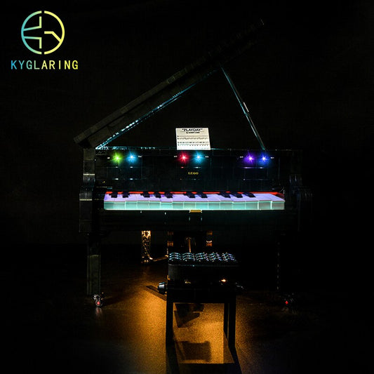 Led Lighting Set For ideas series 21323 grand piano