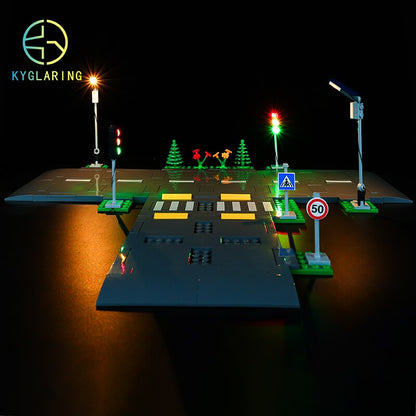 Led Lighting Set For City 60304 Road Plates