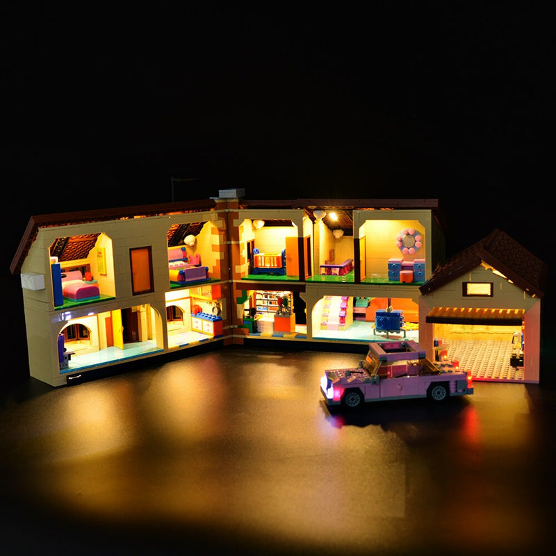 Led Lighting Set For The Simpsons™ House 71006 Compatible With 16005