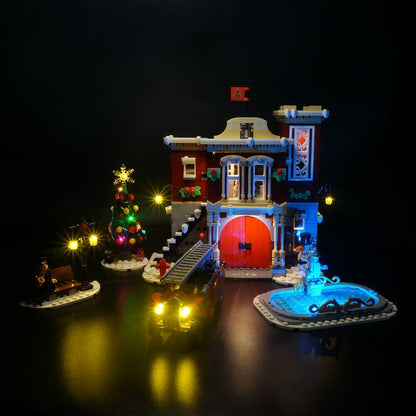 LED Light Kit For Winter Village Fire Station #10263