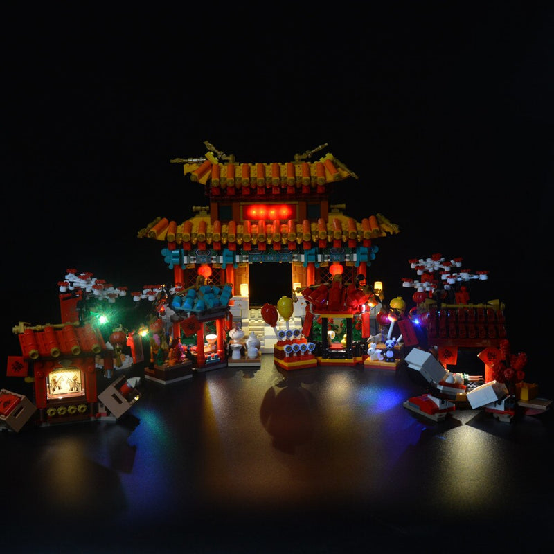 LED Light Kit for Chinese New Year Temple Fair