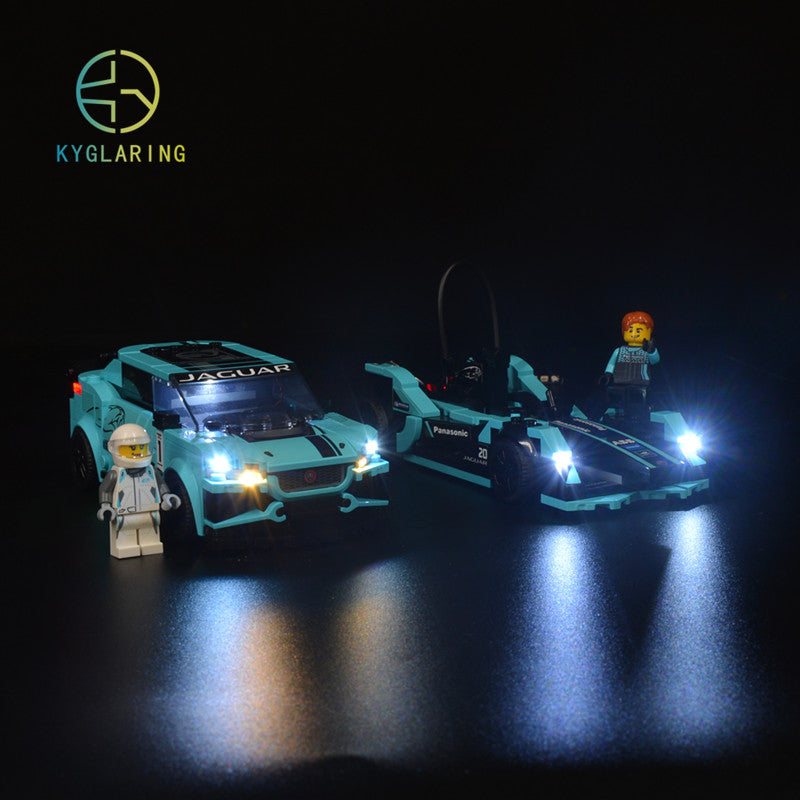 LED Light Set for Formula E Panasonic Jaguar Racing GEN2 Car & Jaguar I-PACE ETROPHY #76898
