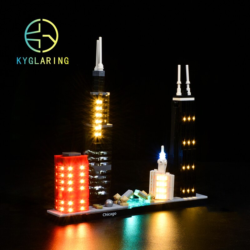 Led Lighting Set for Creator 21033 Architecture Chicago Willis Tower