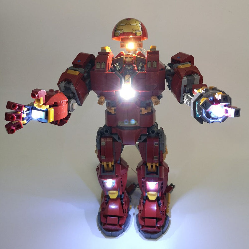 LED Light Kit for The Iron Man Hulkbuster 76105 and 07101