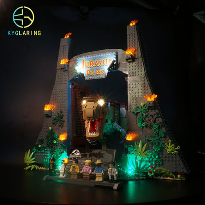 Led Lighting Set For Jurassic Park Compatile With 75936
