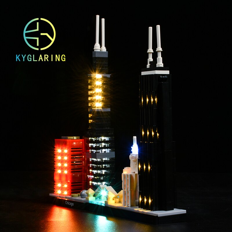 Led Lighting Set for Creator 21033 Architecture Chicago Willis Tower