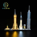 Led Lighting Set For Creator 21028 Architecture New York City