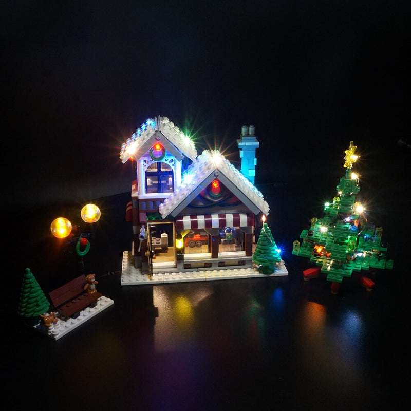 Led Lighting Set For Christmas Winter Toy Shop