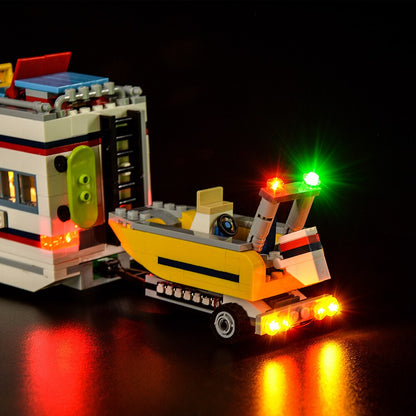 LED Light Kit for Creator The VACATION GETAWAYS #31052