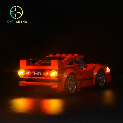 LED Light kit For Speed Champions F40 #75890