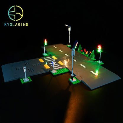 Led Lighting Set For City 60304 Road Plates