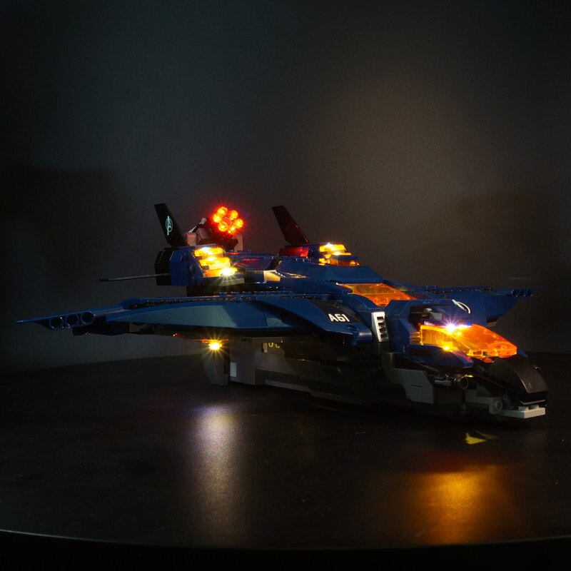 LED Light Kit for Avengers Ultimate Quinjet #76126