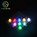 0.8mm 2pin Plug bk&rd Cables Bit Lights (Pack of 12)