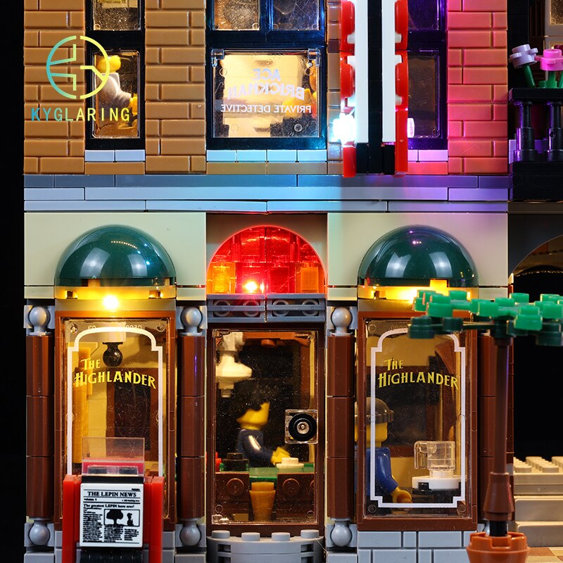 Led Lighting Set For Creator 10246 Detective's Office