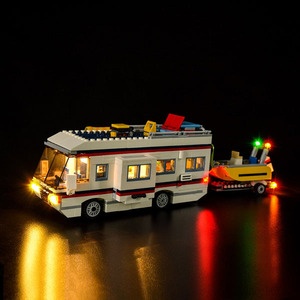 LED Light Kit for Creator The VACATION GETAWAYS #31052