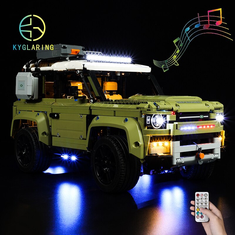 Led Lighting Set for Land Rover Defender Anleitung 42110 RC version&RC Sound Version