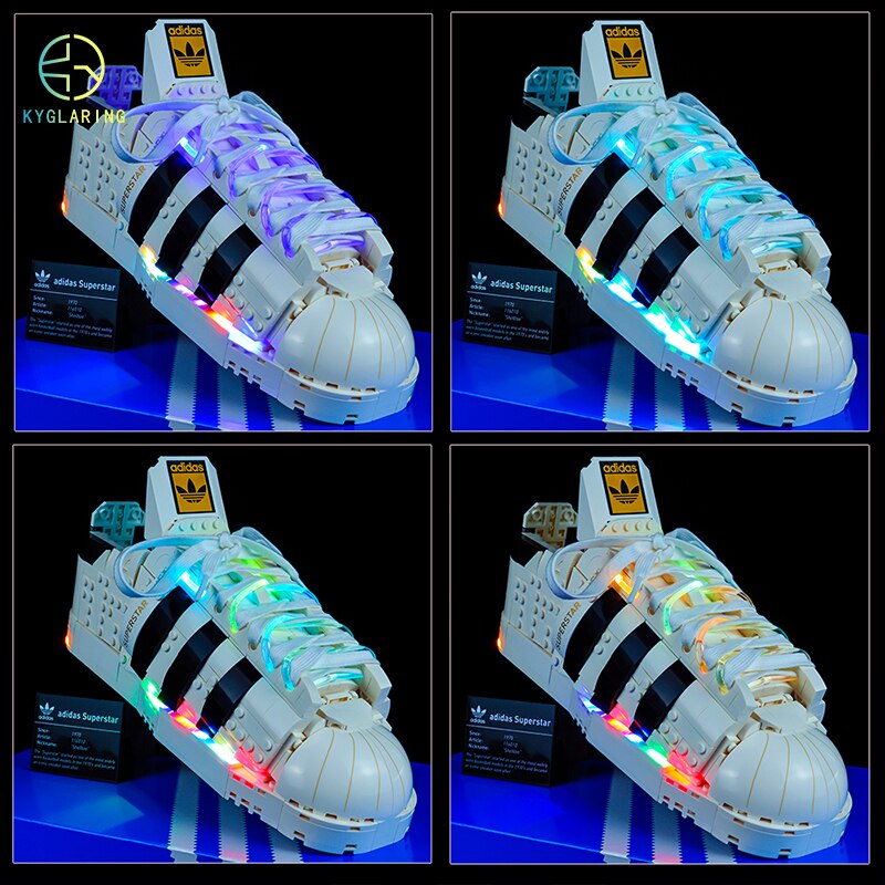 Adidas superstar led light up shoes Clearance