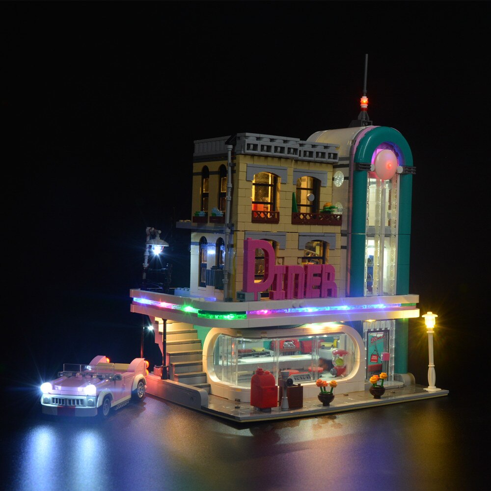 Led Lighting Set For Downtown Diner #10260