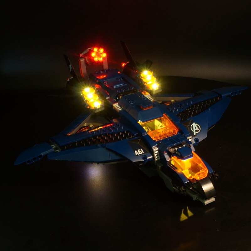 LED Light Kit for Avengers Ultimate Quinjet #76126