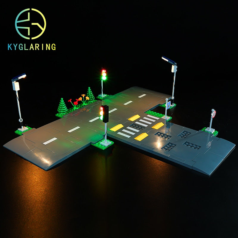 Led Lighting Set For City 60304 Road Plates